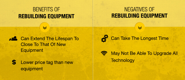 benefits rebuilding equipment