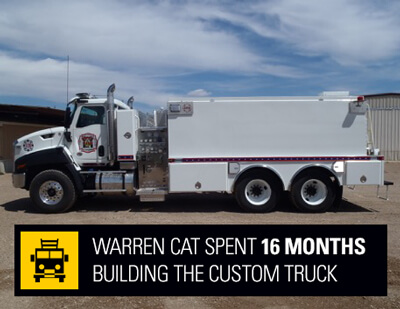 warren cat fire truck