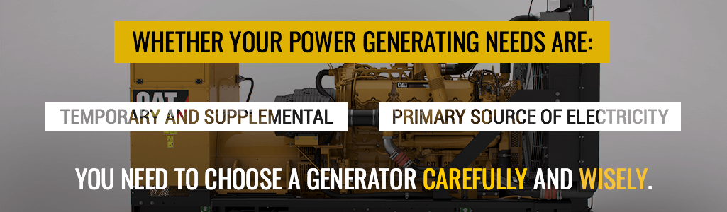 types of generators